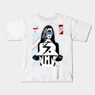 Vaporwave Cyberpunk Kids T-Shirt